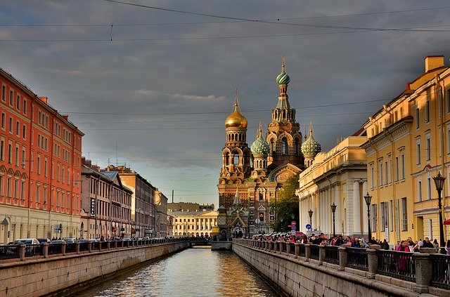 russia multi color city 